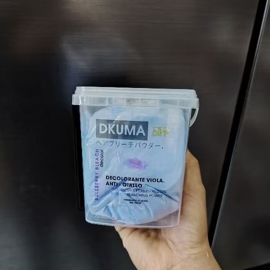Bột Tấy Tóc DKUMA hộp 500gam chuyên sử dụng tại salon tóc babershop.