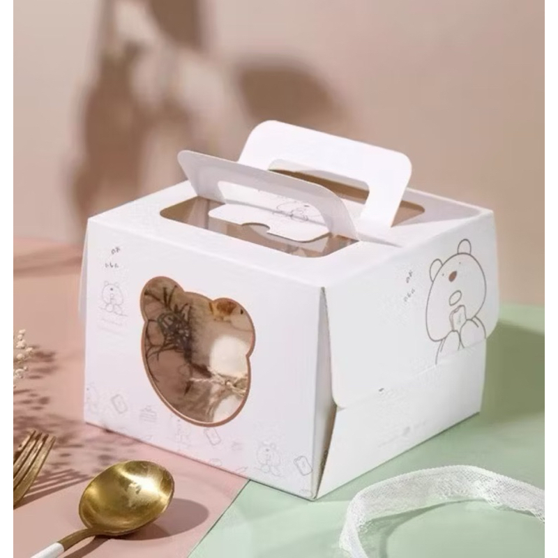 Hộp Giấy Đựng Bánh Kem dễ thương - Hộp đựng bánh kem mini - Hộp đựng bánh bento