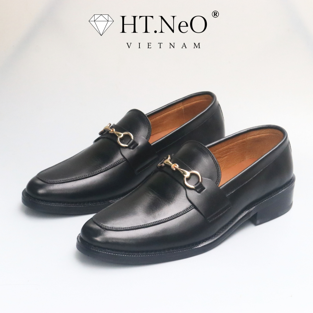 Giày Âu - Giày Tây Lười Nam HT.NeO Da Bò Mộc Nhập Khẩu Cao Cấp - GT.210