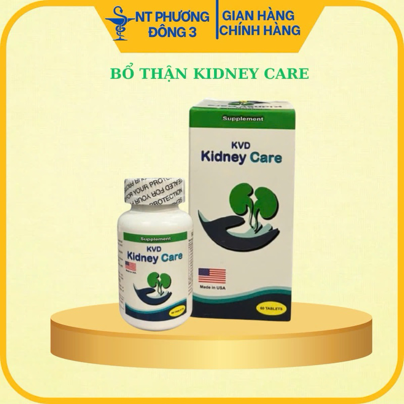 Viên uống KVD KIDNEY CARE hỗ trợ phát triển gan thận, cung cấp viatmin tốt cho cơ thể Hộp 60 viên
