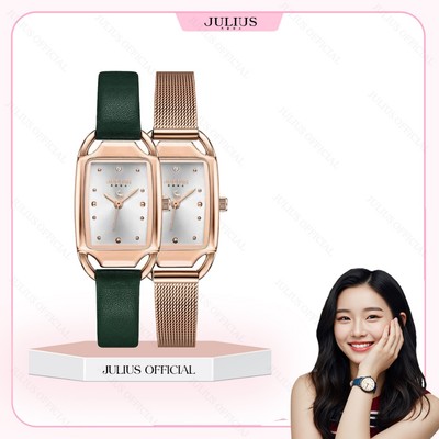 Đồng hồ nữ Julius JA-1417 dây thép và dây da | Julius Official