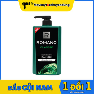 Dầu gội Romano hương nước hoa Classic/ Attitude/ Force/ Gentleman 650g/chai - 4 mùi hương Nam Tính Cao Cấp