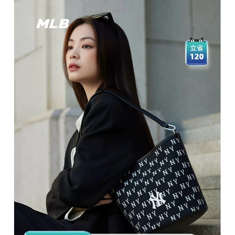 🔥 MLB Monogram Bucket Bag NY – Túi MLB chính hãng, sành điệu - Hàng order