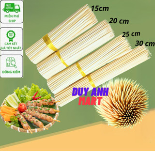 Que xiên tre [1 Kg] dài 30cm, 28cm, 24cm, 20cm, 15cm  xiên nướng thịt, khoai tây lốc xoáy, xúc xích