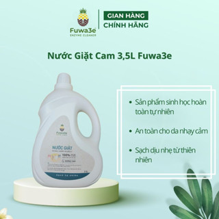 [Hương Cam] Nước giặt Fuwa3e 3,5L từ Enzyme sinh học hương cam giặt quần áo đồ lót, an toàn cho em bé