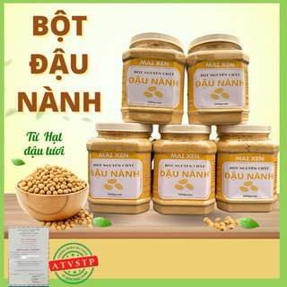[3hộp] Bột đậu nành nguyên chất 100% Mai Xen tốt cho tim mạch, tăng size vòng 1, giảm cân, ngừa tiểu đường, loãng xương