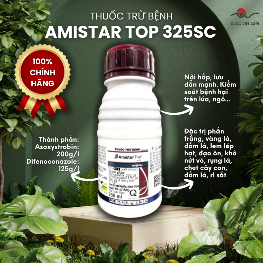 Thuốc trừ bệnh AMISTAR TOP 325SC (chai 250ml) - Chính hãng Syngenta