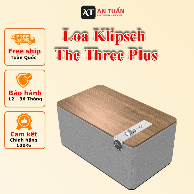Loa Klipsch The Three Plus (Hàng Chính Hãng Bảo Hành 12 Tháng Đổi Mới 15 Ngày Đầu )