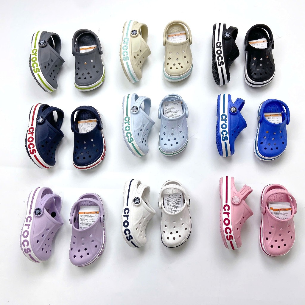  Dép sục Cross trẻ em giày sục Cross cho bé trai bé gái Bayaband dư xịn size C7-J3 tặng kèm 8 Jibbitz 