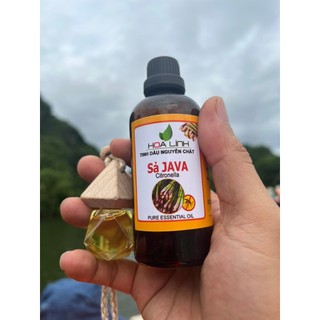 Tinh dầu sả Java 100ml -500ML HLinh - Xông phòng đuổi muỗi, côn trùng, khử mùi hôi / Tặng vỏ lọ treo xe