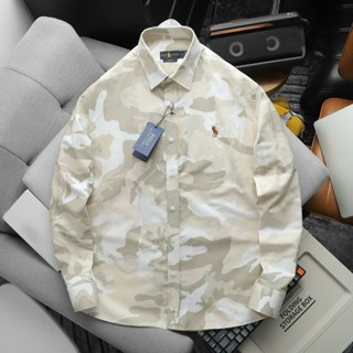  Áo Sơ Mi Nam Tay Dài BASIC POLO RALPH LAUREN Cổ Sơ Mi Hàng Xuất Xịn Cao Cấp Form SlimFit Vải Gân Kim 