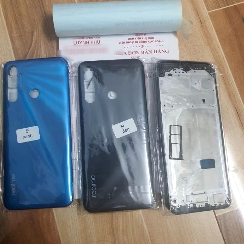 Vỏ realme 5i có khay sim kính camera BAO TEST