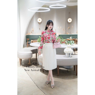 Chân váy dập ly