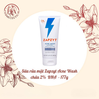 [DATE 10/2025] [BILL US] Sữa rửa mặt Zapzyt Acne Wash chứa 2% BHA