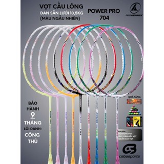 Vợt cầu lông Prokennex Power Pro 704 căng 10.5kg tặng kèm túi đựng & quấn cán vợt cầu lông giá rẻ