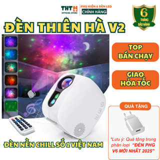 Đèn thiên hà v2 Loa bluetooth thế hệ mới, Chiếu bầu trời trăng sao dùng để trang trí nhà cửa phòng bay Đèn chiếu Trần