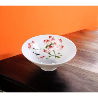 Chén Nón Sứ Cảnh Đức , Chén Uống Trà , Chén Sứ Bạch Định