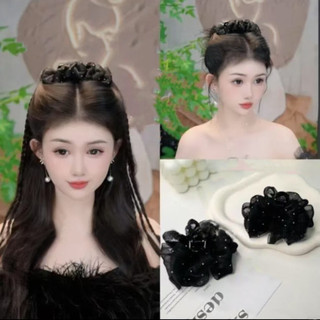 Kẹp bong bóng đám mây cao cấp 7cm dành cho nữ kẹp tóc nơ đầu