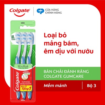 [HB gift] Bộ 3 bàn chải Colgate chăm sóc nướu