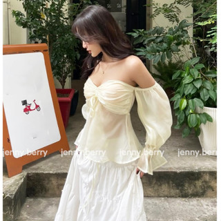  Lola Top - Áo ống nữ cúp ngực nữ thắt dây trễ vai ngang vai siêu đẹp 