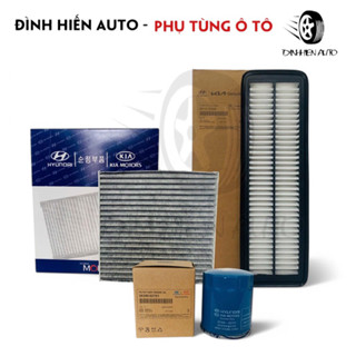 Xe Hyundai I10 (đời 2022->2024): Lọc gió động cơ, lọc điều hoà & lọc nhớt (C4100/B4000/ 02751)