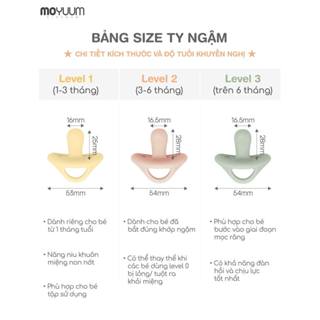  ti giả moyuum chính hãng kèm hộp đủ size cho bé từ 0-18 tháng 
