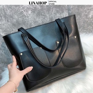 Túi Xách Nữ Da Công Sở đựng Laptop A4 bản to đi dạy đi học đi làm Túi Xách Linahop 