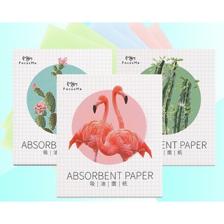 [FREESHIP💋] Giấy Thấm Hút Dầu Dành Cho Da Mặt Màu Sắc Ngẫu Nhiên