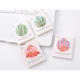 [FREESHIP💋] Giấy Thấm Hút Dầu Dành Cho Da Mặt Màu Sắc Ngẫu Nhiên