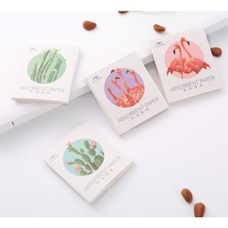[FREESHIP💋] Giấy Thấm Hút Dầu Dành Cho Da Mặt Màu Sắc Ngẫu Nhiên