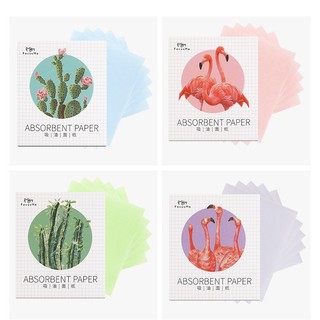 [FREESHIP💋] Giấy Thấm Hút Dầu Dành Cho Da Mặt Màu Sắc Ngẫu Nhiên