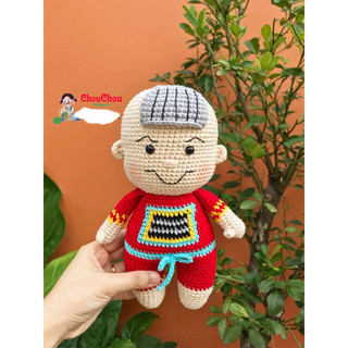 Búp bê len nhồi bông handmade  - Thần đồng đất việt (23cm)