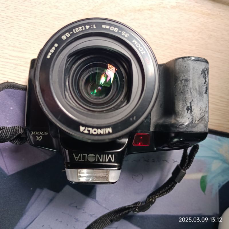 máy phim Minolta Alpha 5700I máy ảnh film dùng pin  Hoạt động tốt - Phụ-kiện