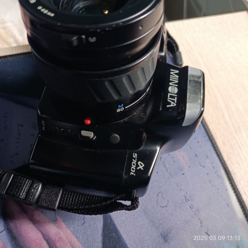 máy phim Minolta Alpha 5700I máy ảnh film dùng pin  Hoạt động tốt - Phụ-kiện