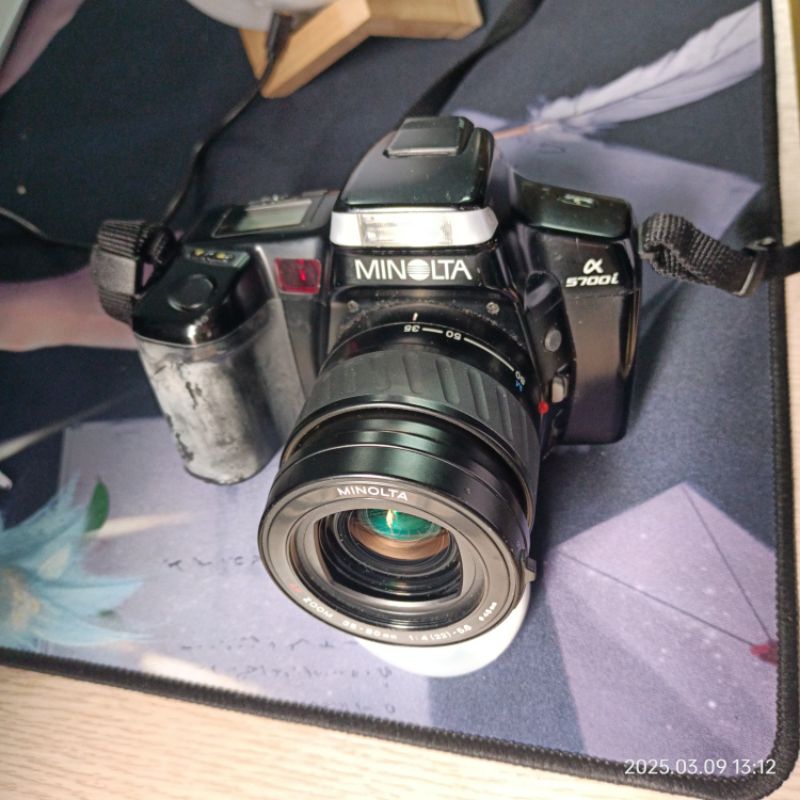 máy phim Minolta Alpha 5700I máy ảnh film dùng pin  Hoạt động tốt - Phụ-kiện