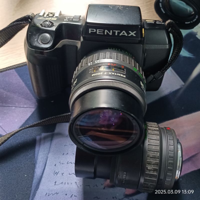Máy ảnh Film Pentax SF7 và lens 28-80mm - Ống kính pentax