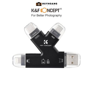 Đầu đọc thẻ nhớ K&F CONCEPT 4in1