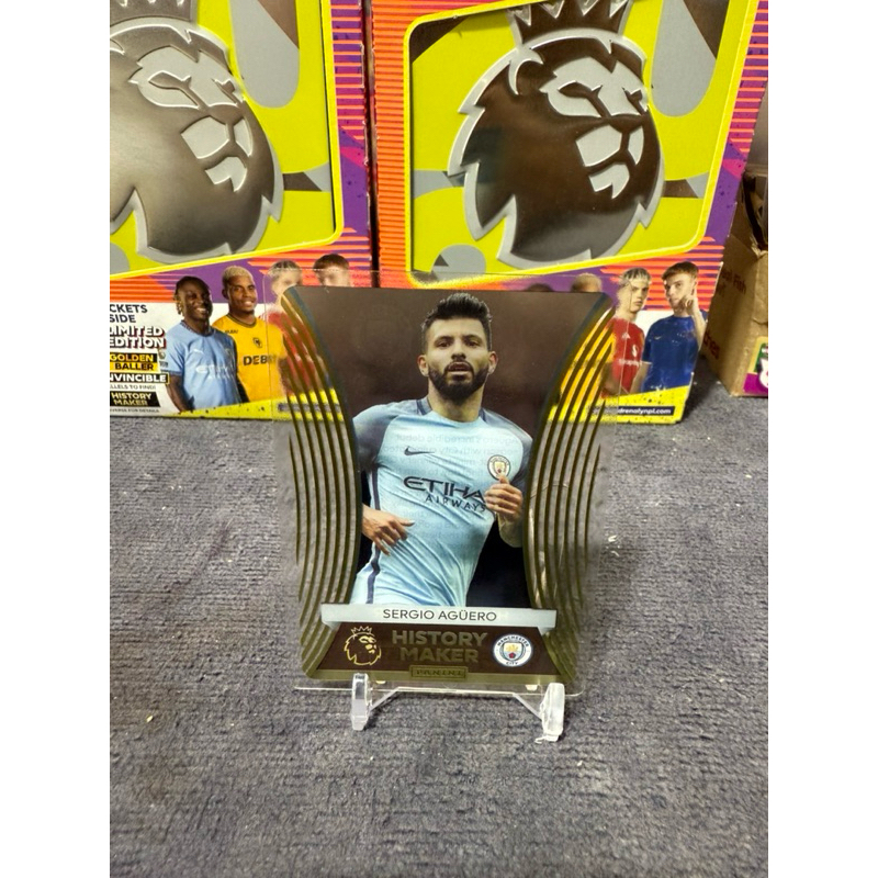 Thẻ Lẻ History Maker Aguero Panini Adrenalyn History Maker Auguero Manchester City ( Hàng Chính Hãng