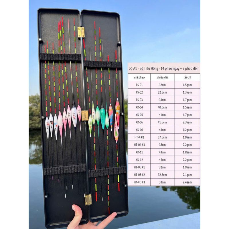 Bộ 14 phao ngày + 2 Phao đêm Bộ Phao - A1 - Tiểu Hồng