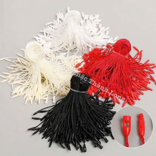 BỊCH 1000 chiếc -Dây treo mác dây dù ti xỏ tag mác quần áo loại cao cấp chất liệu Polyester