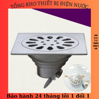 Ga thoát sàn inox 304 ngăn mùi cho nhà tắm, ga thoát nước GTS03