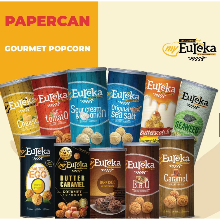 Bắp Rang, Bỏng ngô Eureka Malaysia Vị BBQ 70g - Giòn Ngon, Thơm Lừng, Ăn Vặt Hấp Dẫn - Zzmart