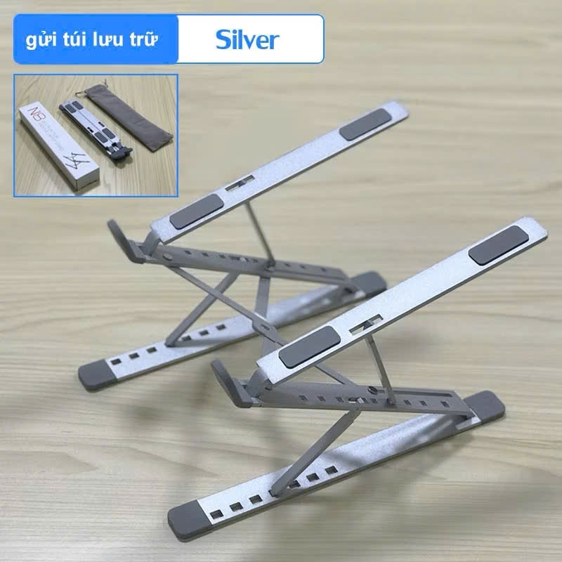 Hợp Kim Nhôm Giá đỡ laptop Đế tản nhiệt laptop gấp gọn điều chỉnh độ cao N3 N8 H5 Kệ tản nhiệt laptop có quạt tản nhiệt | BigBuy360 - bigbuy360.vn