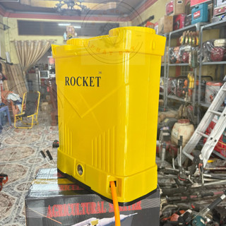 Bình xịt điện ROCKET PIN LITHIUM 12V10A,  20 LÍT, siêu nhẹ chỉ 3.5kg, mạnh, bền, thời gian dùng lâu