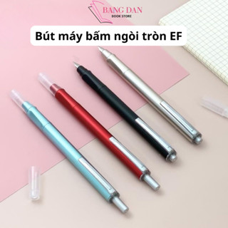[Khắc Tên Miễn Phí ] Bút máy dạng bấm, ngòi EF tròn trơn, dễ viết, khắc tên miễn phí