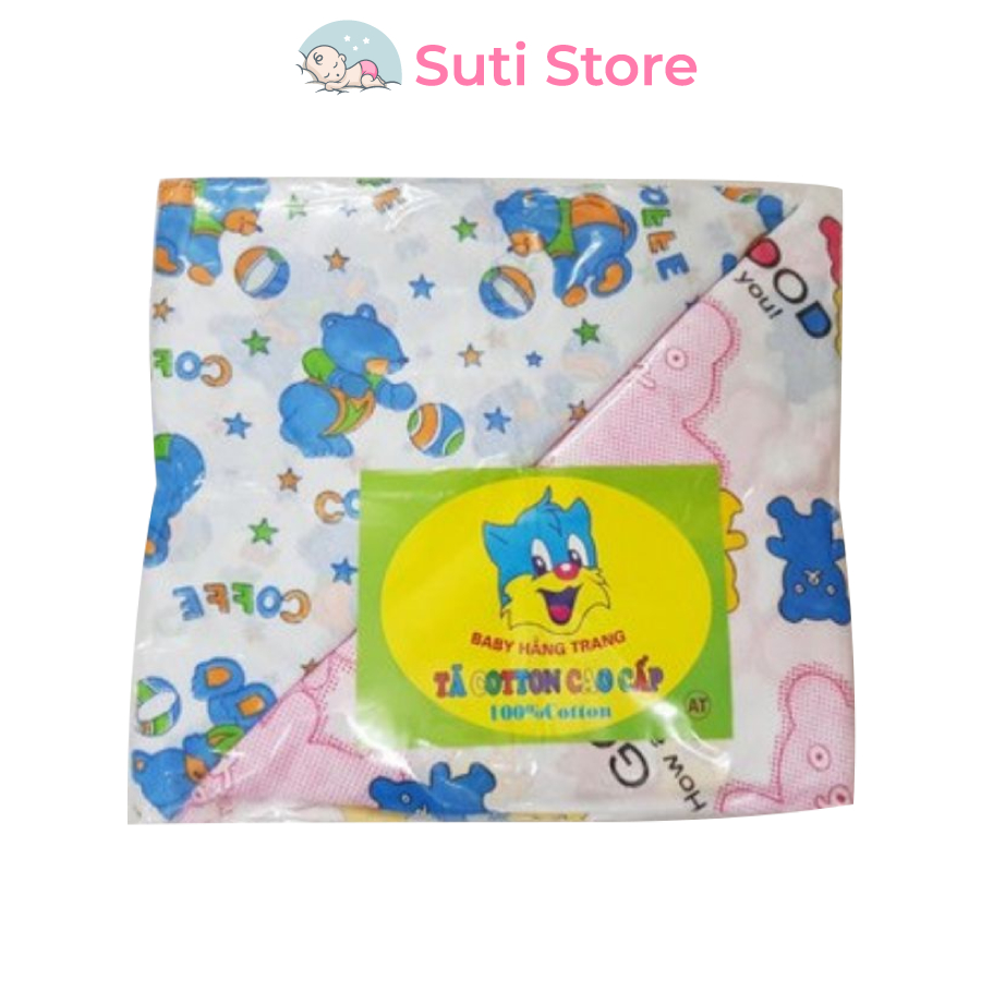 Set 10 tã chéo cotton cho bé sơ sinh