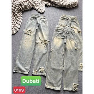 QUẦN JEAN NỮ BAGGY ỐNG SUÔNG RÁCH XANH BẠC LƯNG CAO NÂNG MÔNG PHONG CÁCH HÀN QUỐC SANG CHẢNH DUBATI FASHION