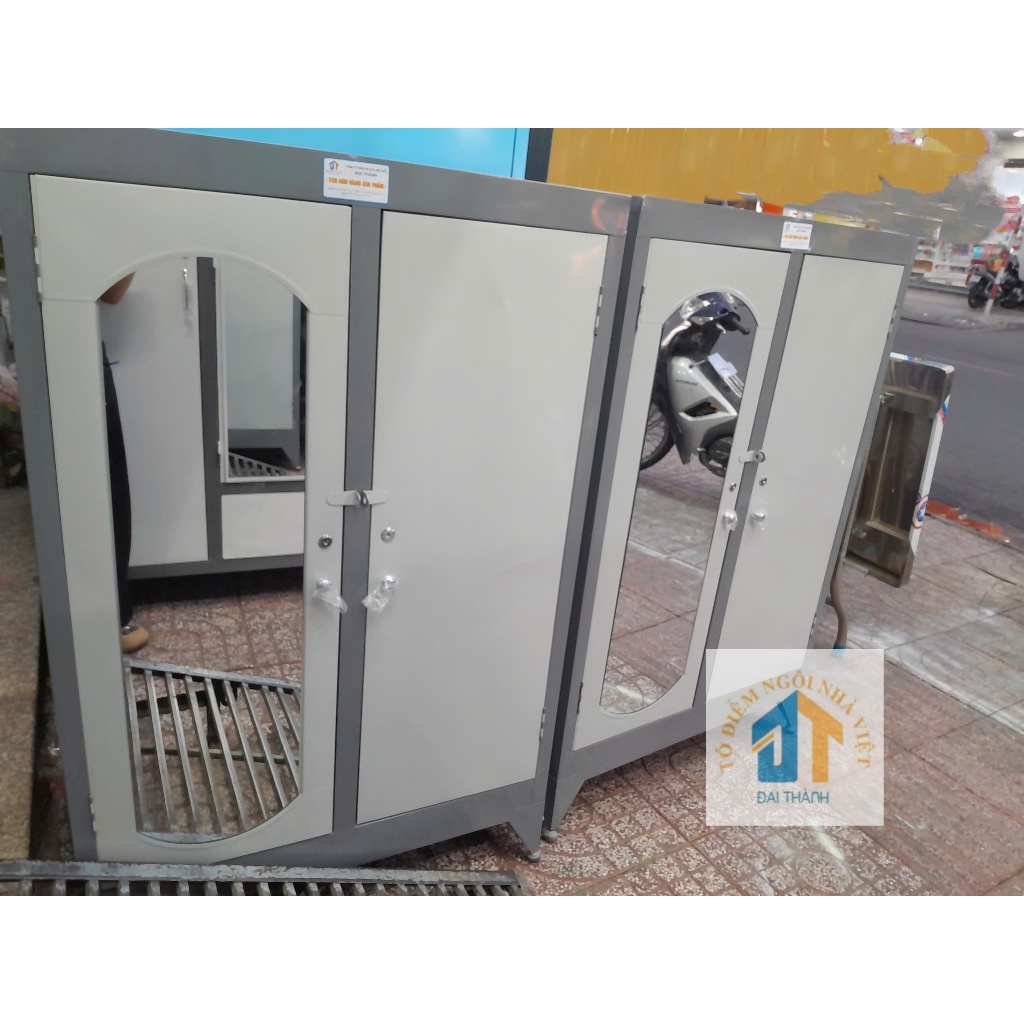 Tủ sắt đựng quần áo 1m4x0.9
