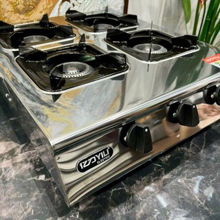 Bếp gas 4 họng - 4 cửa
