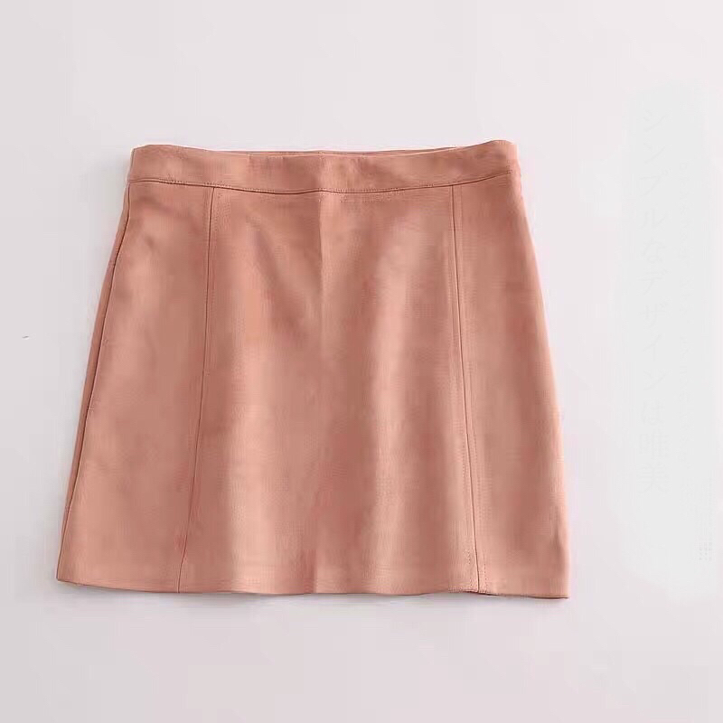 Chân váy da lộn Pull&Bear